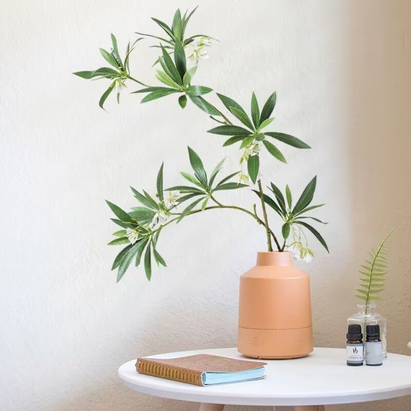 Dracaena Marginata - 35.43 นิ้วหินน้ําประดิษฐ์ Banyan หรูหราภายในบ้านการจัดดอกไม้ Faux Greenery