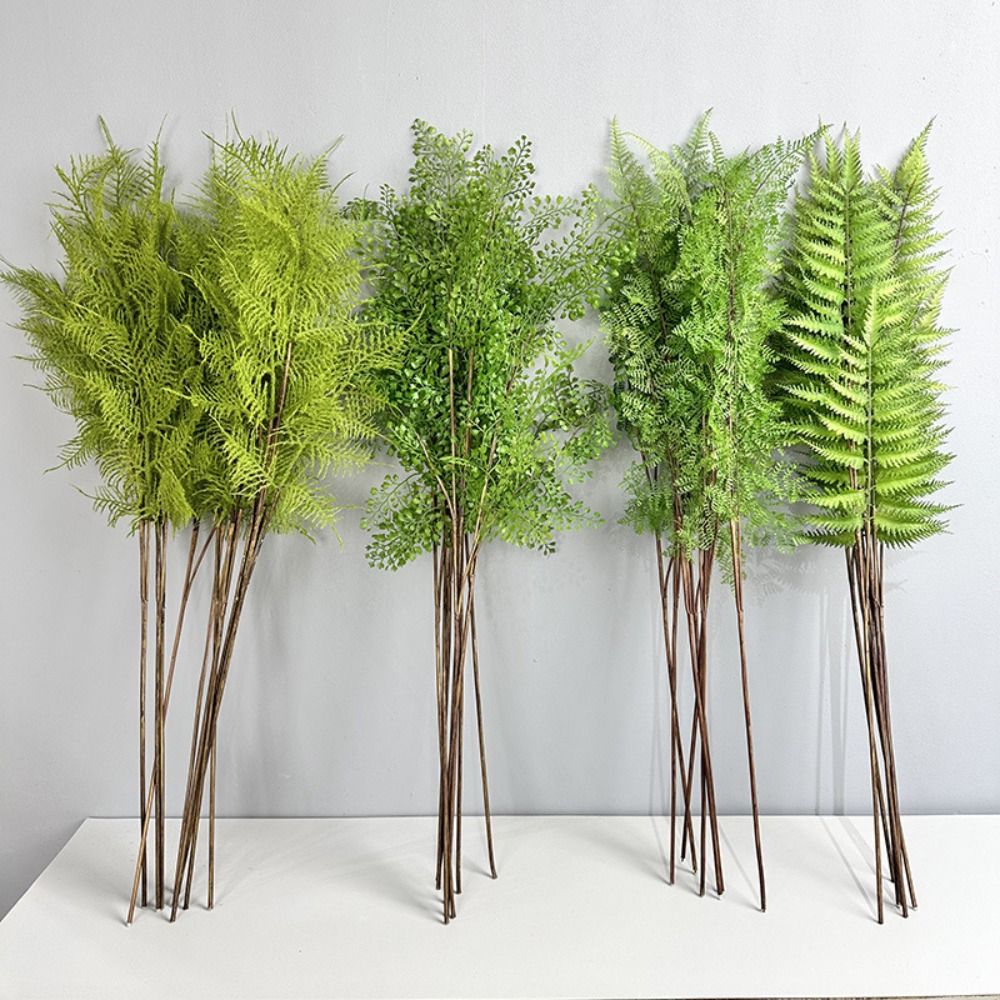 Dracaena Marginata - สมจริงประดิษฐ์เฟิร์นพืชสาขา Handmade Elegant Artificial Greenery เฟิร์นหญ้าสัมผัสจริงพืชปลอมงานแต่งงาน