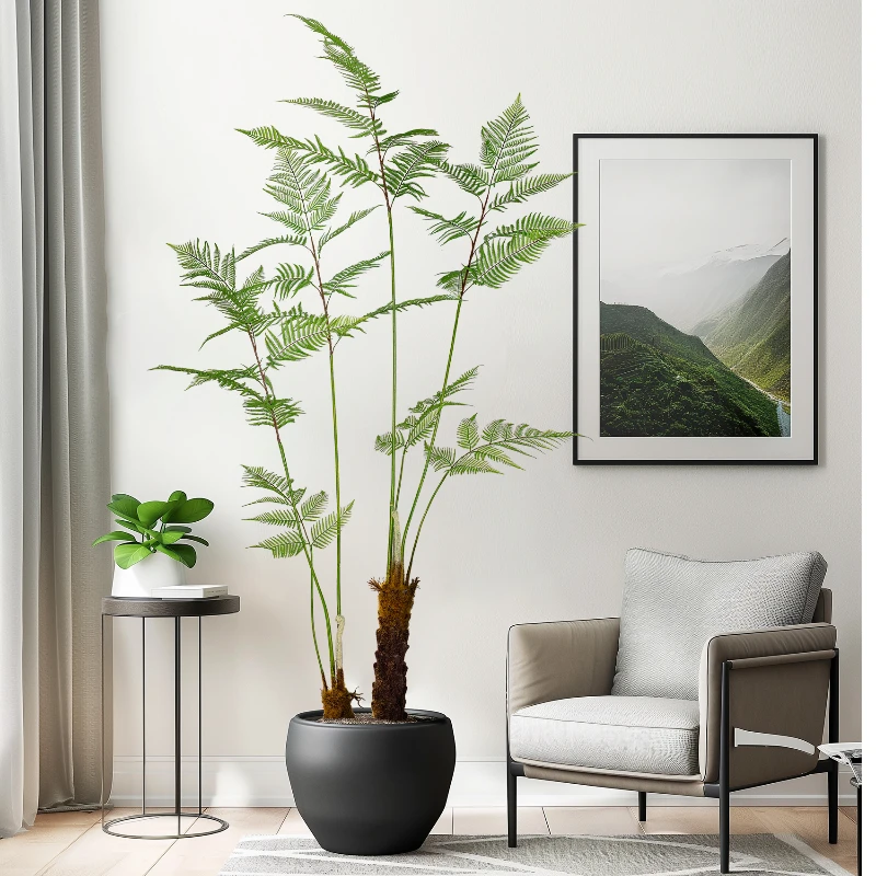 ขนาดใหญ่จําลองลิงทองคําเฟิร์นพ - Dracaena Marginata บทวิจารณ์และราคา