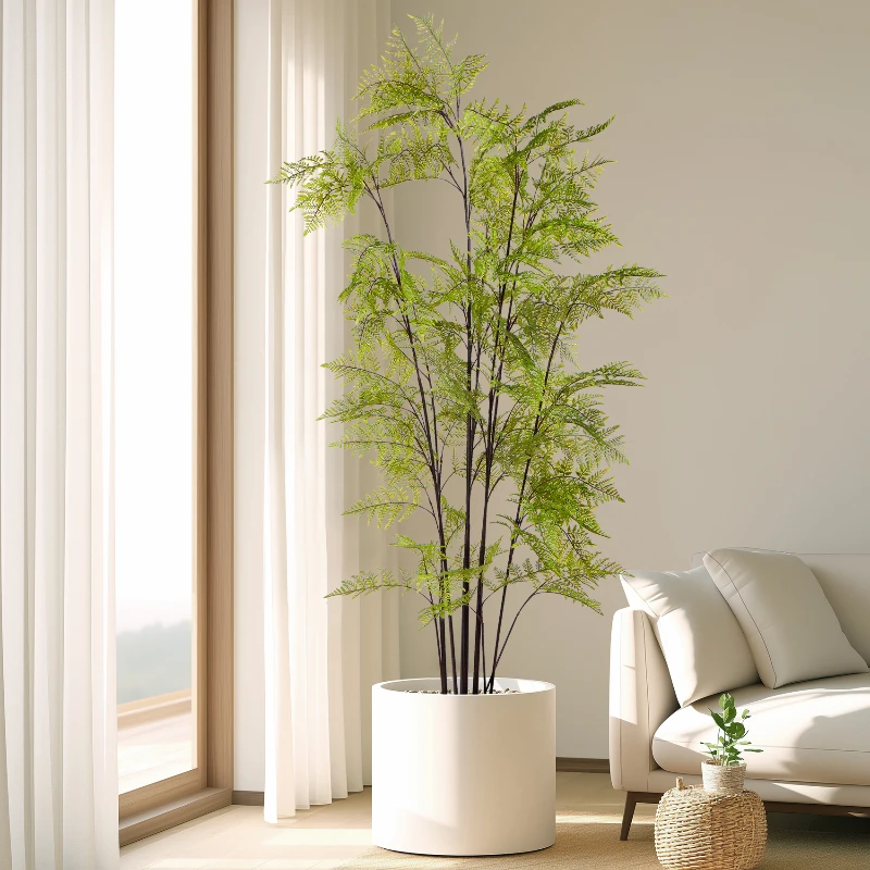 ขนาดใหญ่จําลองลิงทองคําเฟิร์นพ - Dracaena Marginata บทวิจารณ์และราคา