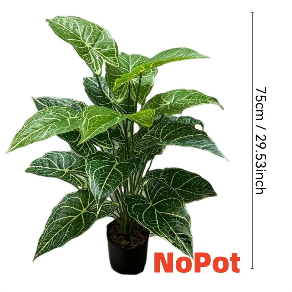 ใบไม้เทียมสีเขียว 1 ชิ้น 24 ใบ - Monstera Adansonii บทวิจารณ์และราคา